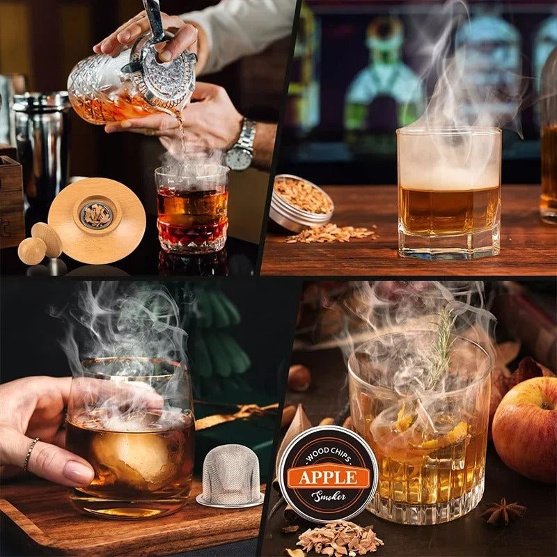 Premium Whiskey Cocktail Smoker Kit