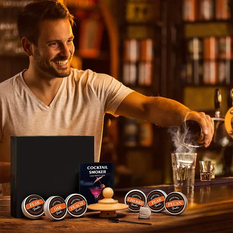 Premium Whiskey Cocktail Smoker Kit