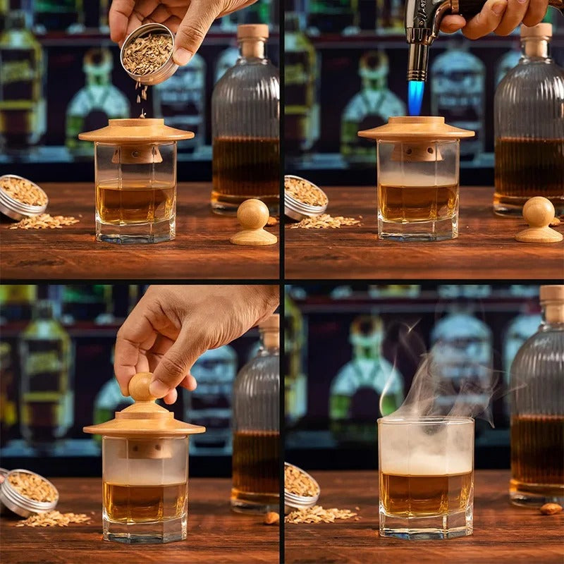 Premium Whiskey Cocktail Smoker Kit